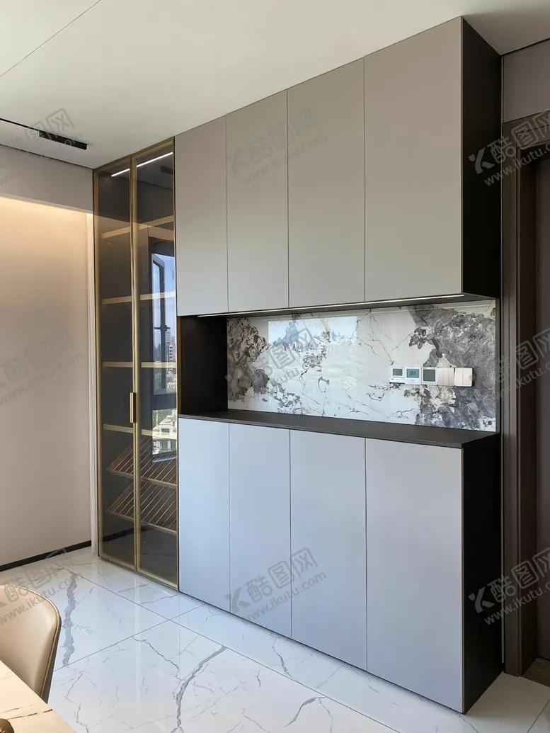 编号：25662801171549339158【酷图网】源文件下载-室内设计全屋定制衣服厨房卧室柜