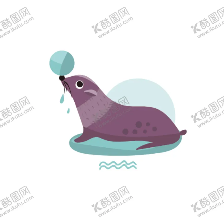 编号：68821306171131527189【酷图网】源文件下载-海洋生物图标图形装饰海报素材