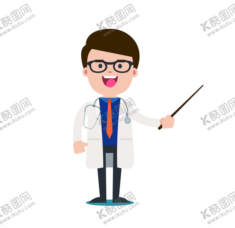编号：53675110311935236474【酷图网】源文件下载-插画医生