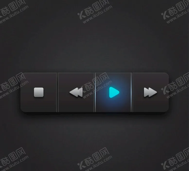 编号：35748801260056518426【酷图网】源文件下载-播放器按钮图标