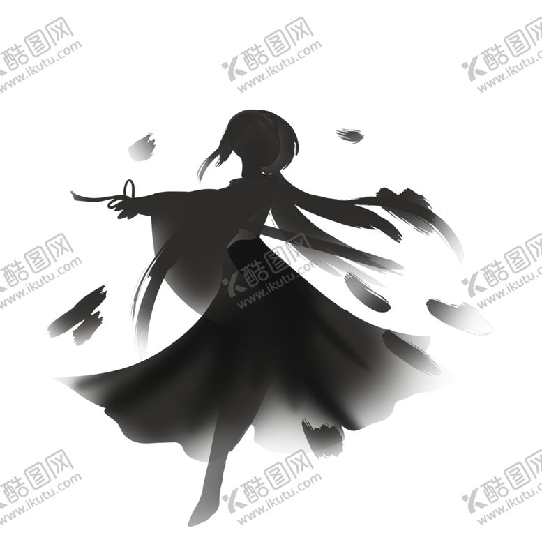 编号：20387301282153557402【酷图网】源文件下载-水墨人物