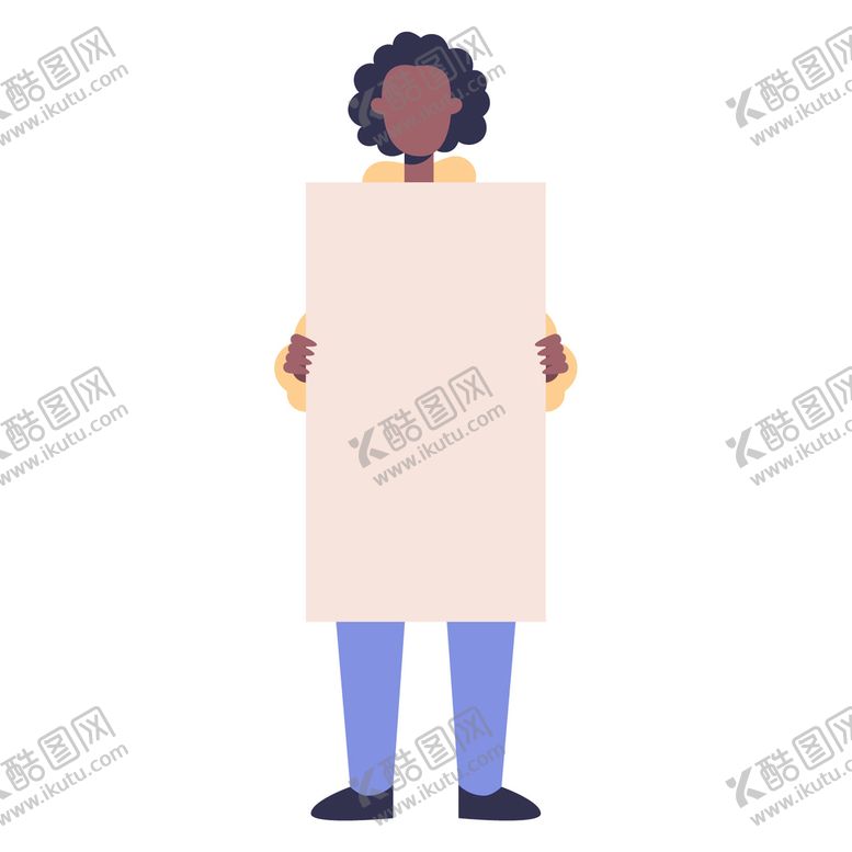 编号：73982109242302485094【酷图网】源文件下载-单人举横幅