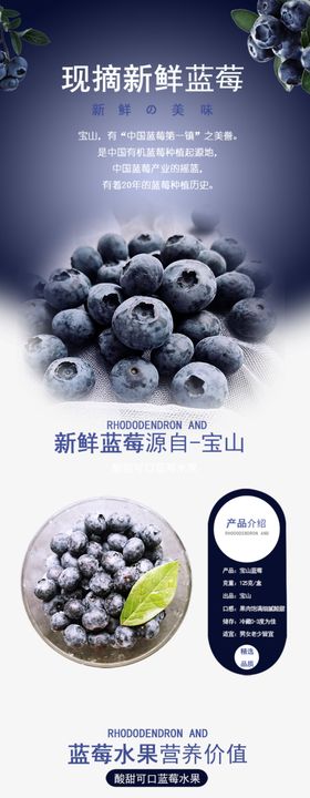 蓝莓叶黄素软糖电商详情页