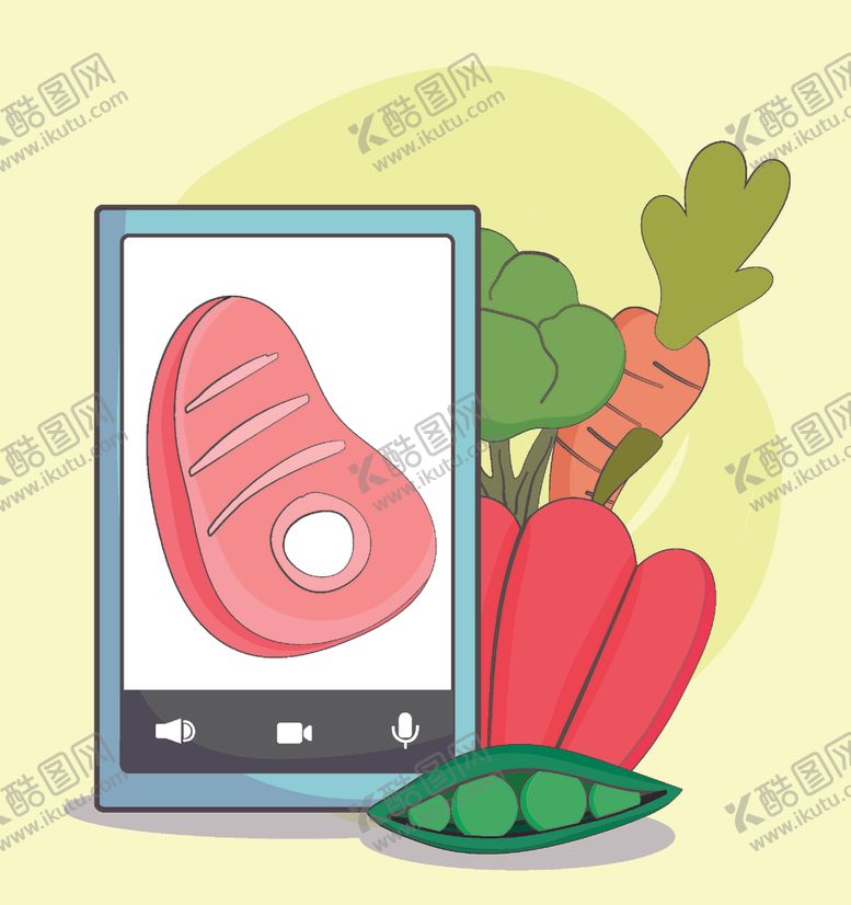 编号：12581606240824069829【酷图网】源文件下载-营养膳食搭配