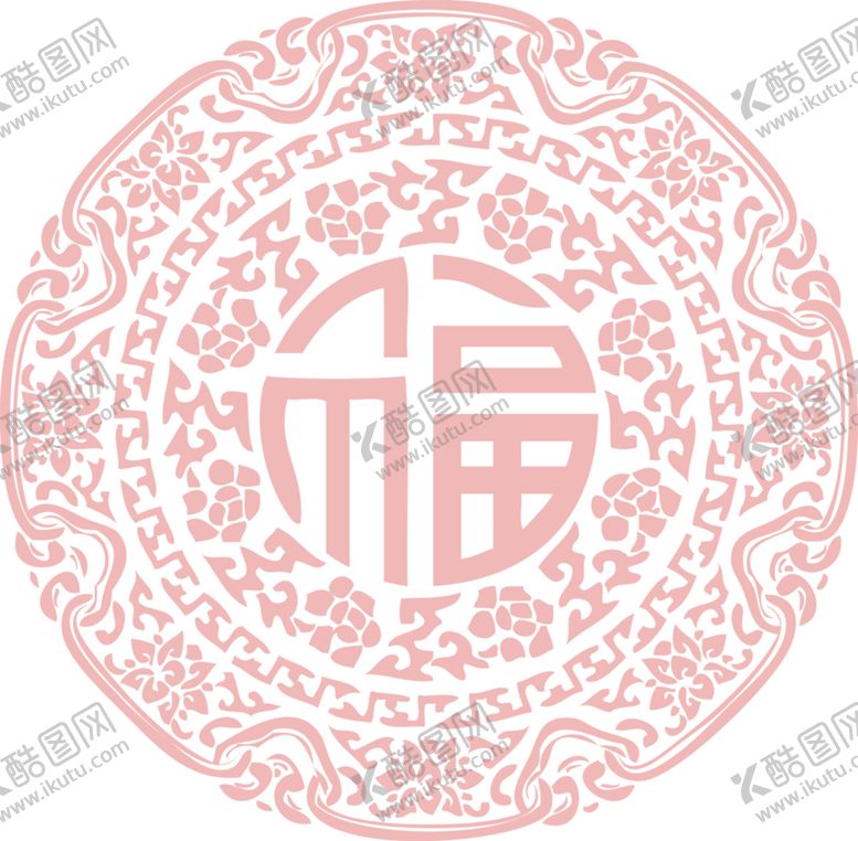 编号：44388907010046428119【酷图网】源文件下载-福字剪纸