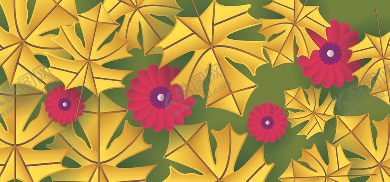 编号：17668009221802034799【酷图网】源文件下载-抽象花朵背景