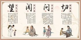 中医望闻问切场景图