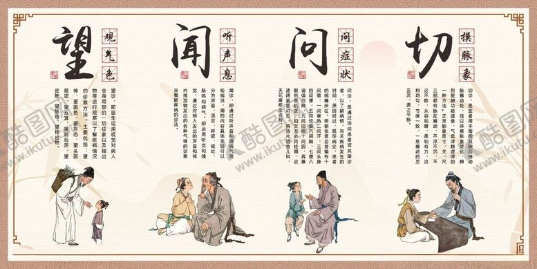 编号：69300904151632197552【酷图网】源文件下载-中医望闻问切场景图