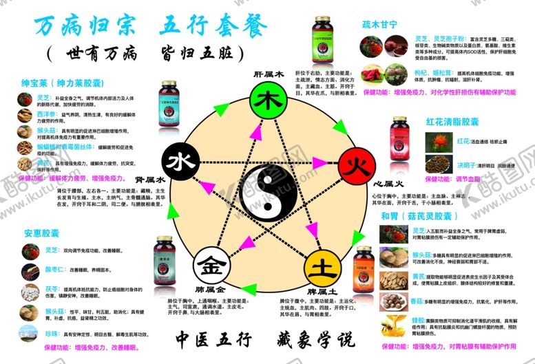 编号：42252710042221563489【酷图网】源文件下载-中医五行