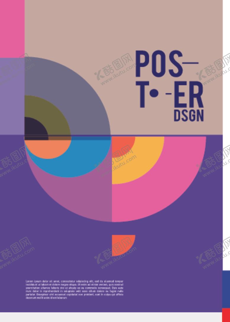 编号：95949407121442373296【酷图网】源文件下载-几何拼接创意海报图案