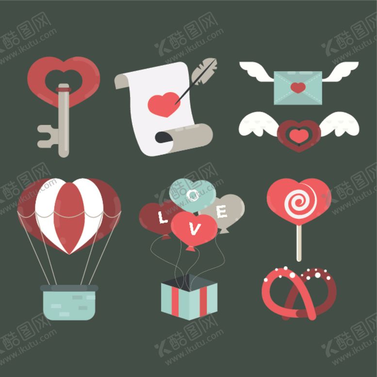 编号：58190410091531566742【酷图网】源文件下载-情人节素材