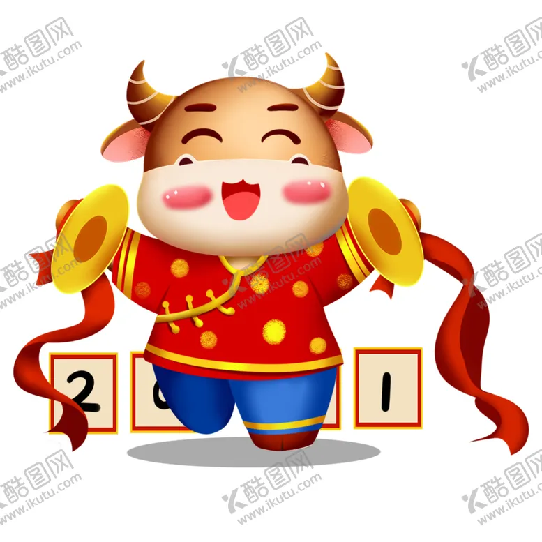编号：75872404161422016215【酷图网】源文件下载-牛卡通形象(217)