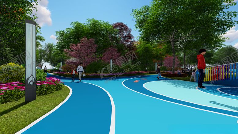 编号：44752709181702438760【酷图网】源文件下载-小区儿童娱乐效果图