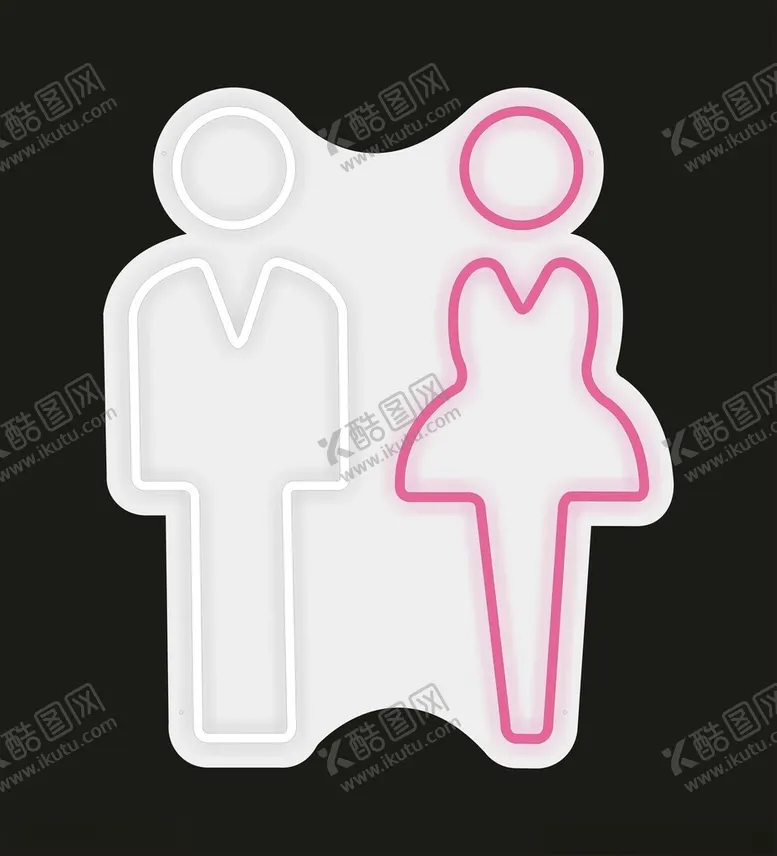 编号：22065612060401067357【酷图网】源文件下载-男女厕所图标