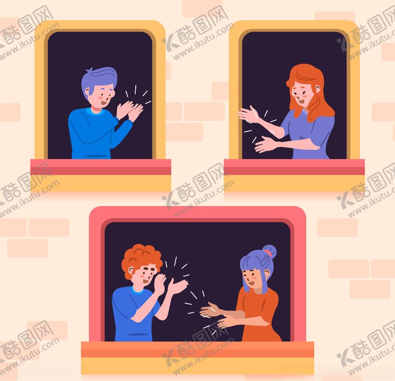 编号：23071010272014437547【酷图网】源文件下载-矢量卡通休闲人物