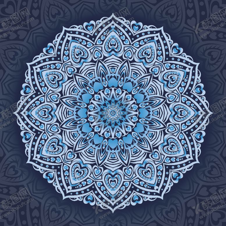 编号：85356309200126286037【酷图网】源文件下载-曼陀罗花纹