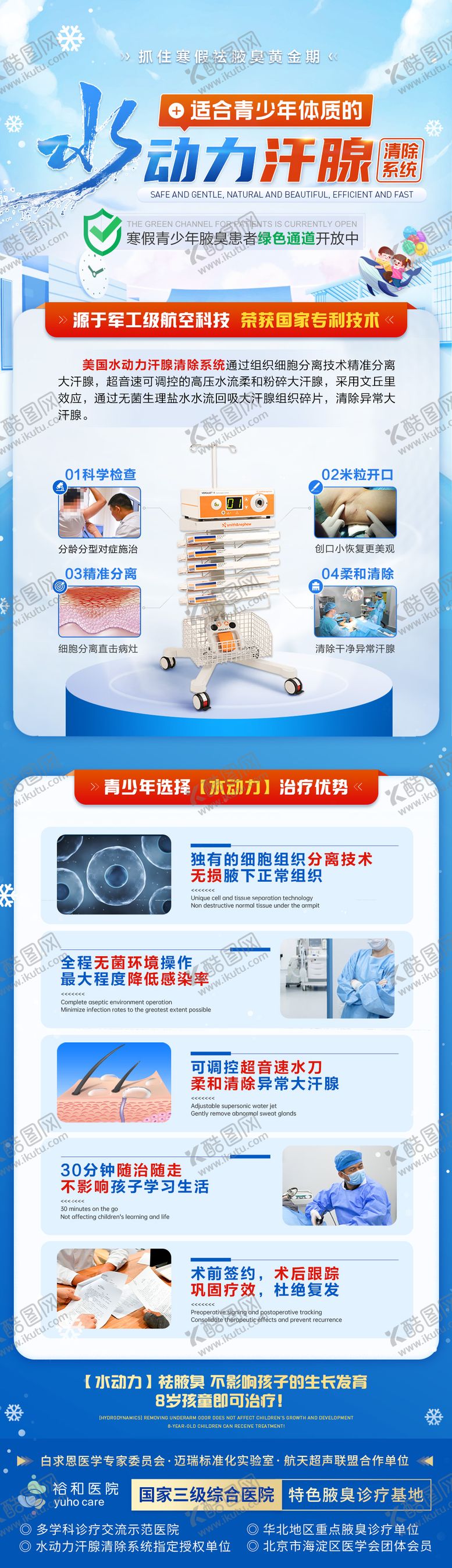 编号：11477312050651474785【酷图网】源文件下载-医疗长图医美仪器适合青少年体质的水动