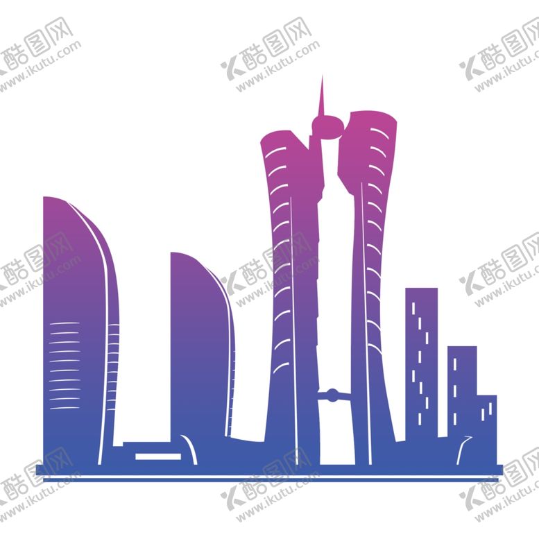 编号：67215710312015335598【酷图网】源文件下载-厦门地标建筑天际线