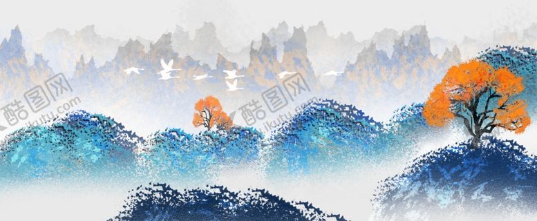 编号：86714906262204013977【酷图网】源文件下载-水墨山水