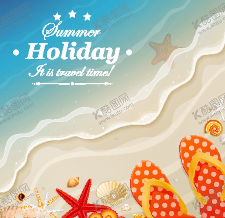 编号：10740610051615481279【酷图网】源文件下载-夏日海滩图案设计