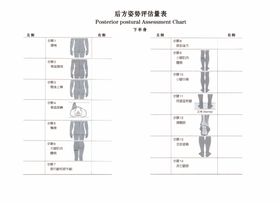 瑜伽后方姿势评估量表