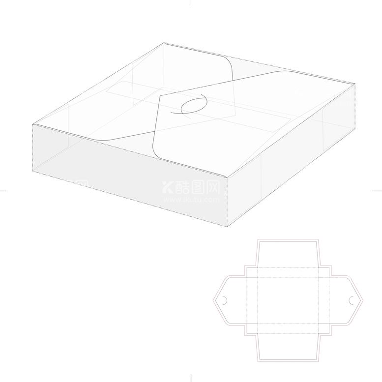 编号：32065811281110553034【酷图网】源文件下载-包装盒刀模图