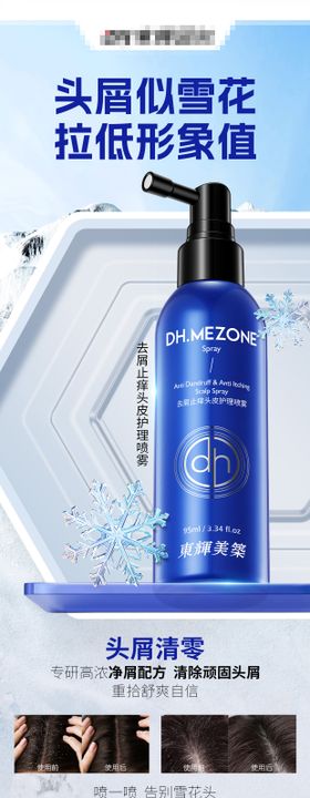 头护喷雾系列海报