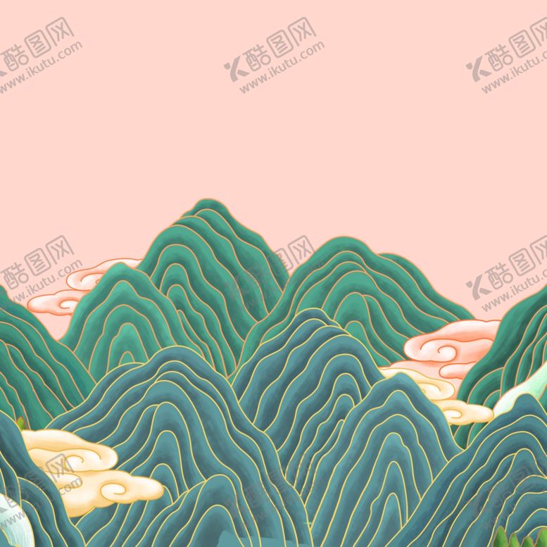 编号：69428312021138094211【酷图网】源文件下载-国潮海报元素 
