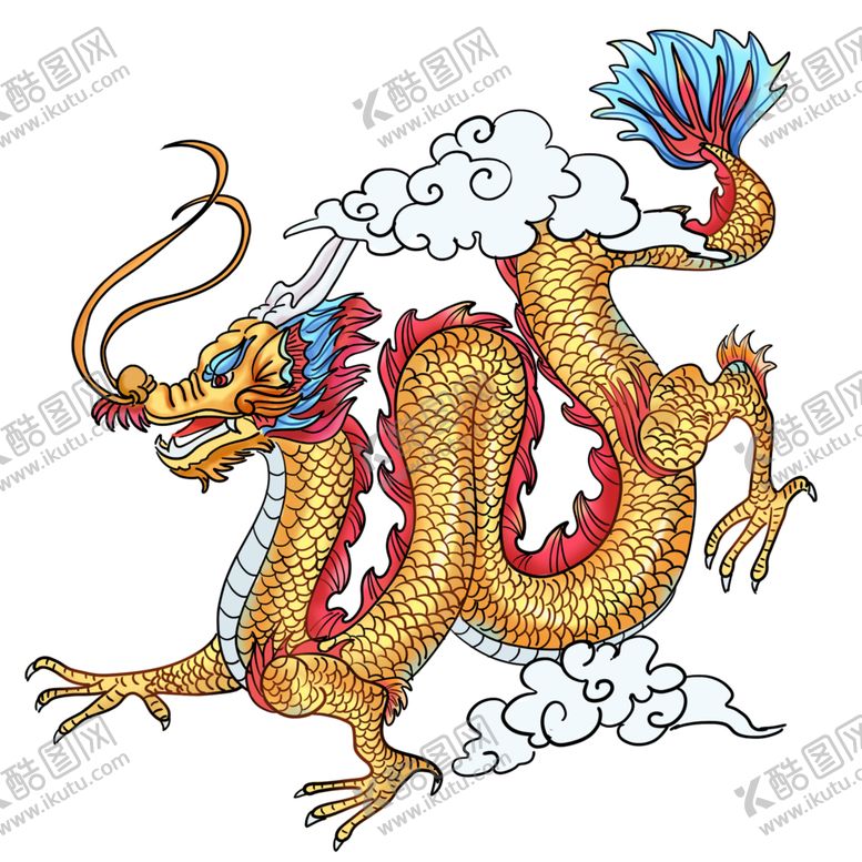 编号：96608905091011054638【酷图网】源文件下载-国潮龙