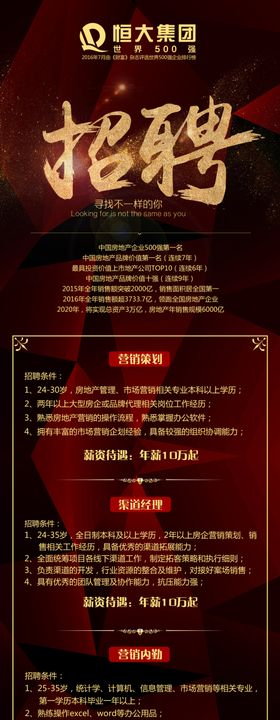高端地产招聘