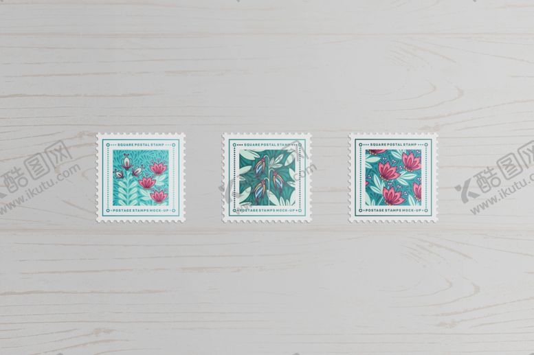 编号：50675510121424535526【酷图网】源文件下载-邮票展示效果图样机