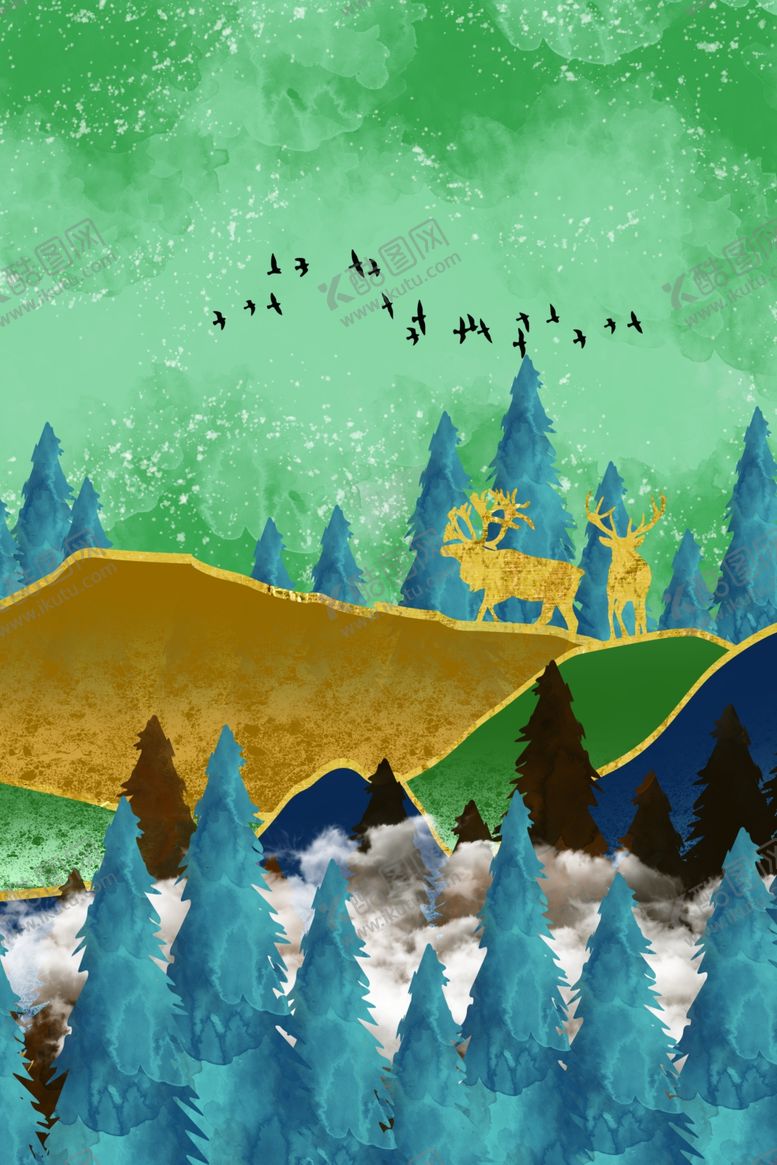 编号：10174309110138255845【酷图网】源文件下载-轻奢装饰画