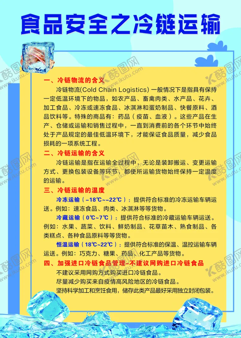 编号：77321602092029116021【酷图网】源文件下载-食品安全冷链