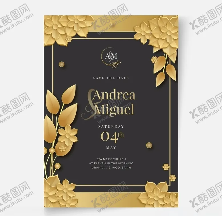 编号：86408904220354454360【酷图网】源文件下载-婚礼结婚请柬邀请函