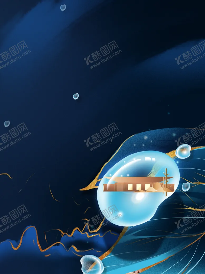 编号：84325004081019249211【酷图网】源文件下载-蓝色地产背景