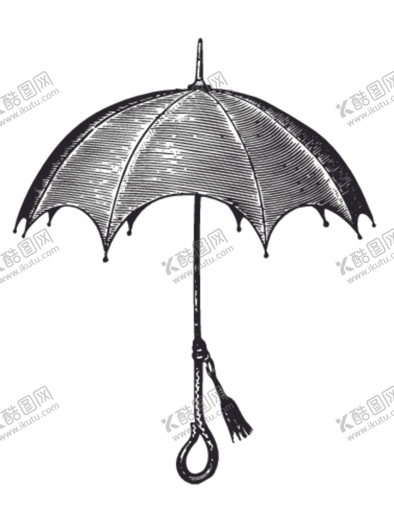 编号：58095807020636179484【酷图网】源文件下载-欧式古典雨伞图案
