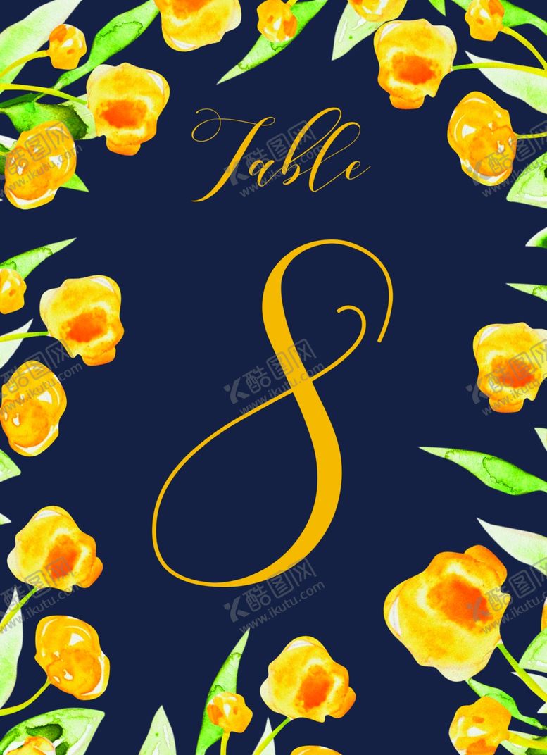 编号：73557610111846137027【酷图网】源文件下载-小清新水彩邀请函设计