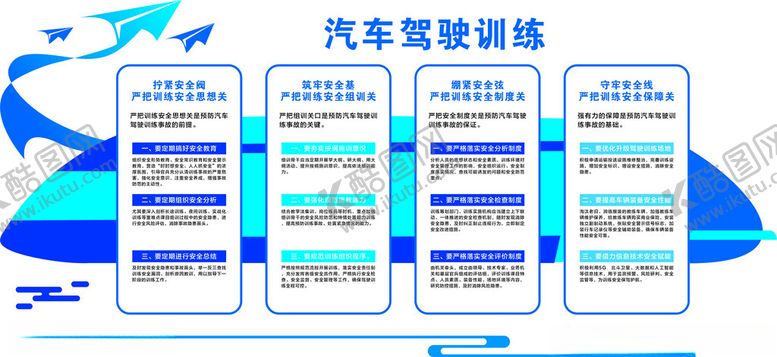 编号：49959112092254214671【酷图网】源文件下载-安全驾驶训练装饰形象墙