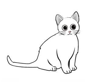 手绘猫咪