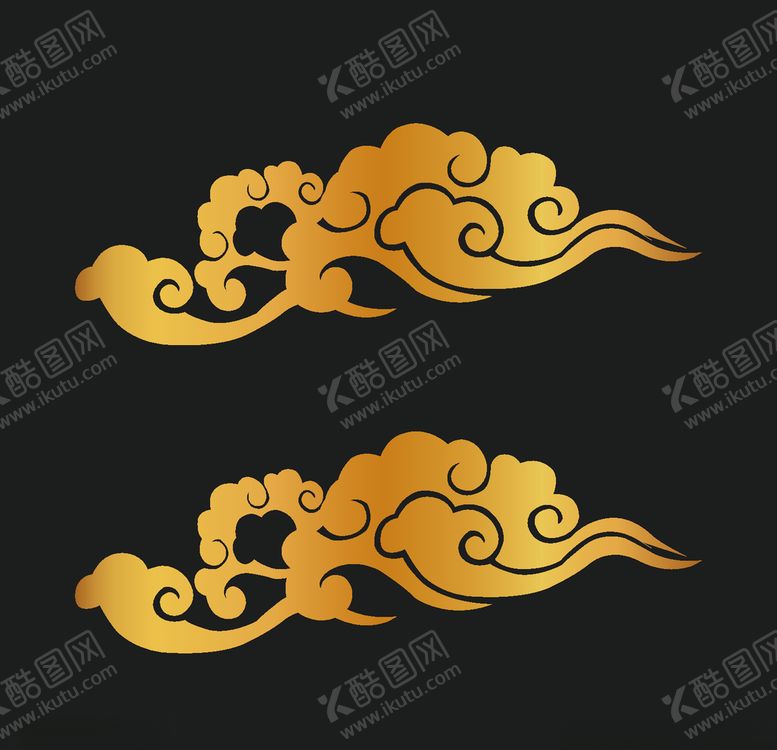 编号：59367709230710381892【酷图网】源文件下载-矢量古典祥云