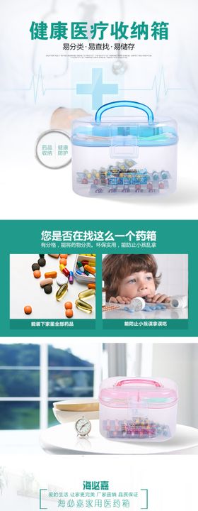 医疗收纳箱电商详情页
