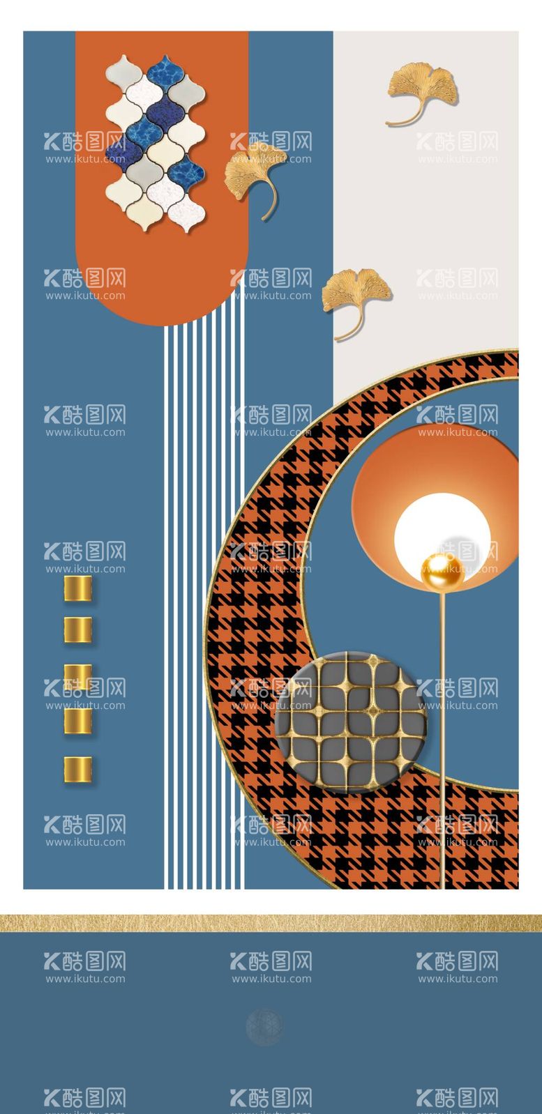 编号：06128509130325442790【酷图网】源文件下载-抽象几何图形装饰画