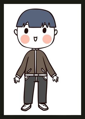 手绘男人男孩动画卡通卡通动画