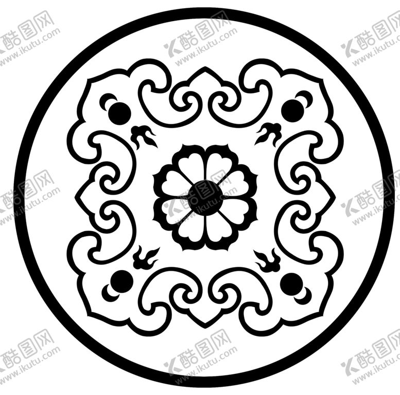 编号：44853910090601162796【酷图网】源文件下载-蒙古花边