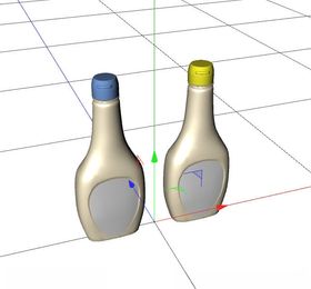 c4d模型料酒油壶调料瓶