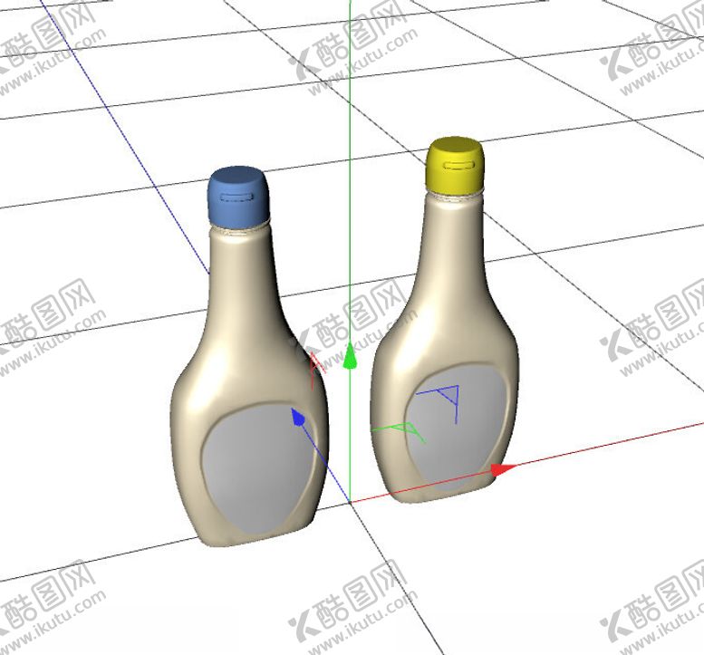 编号：92341602171722564949【酷图网】源文件下载-C4D模型调料瓶