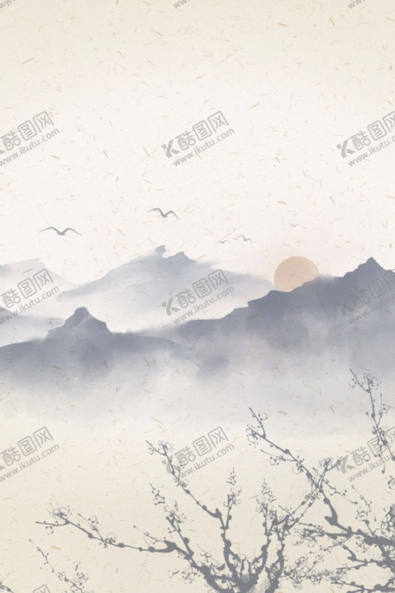 编号：76495809250132188720【酷图网】源文件下载-水墨背景