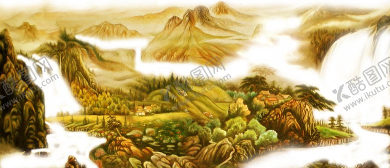 编号：16069610141830157731【酷图网】源文件下载-山中人家