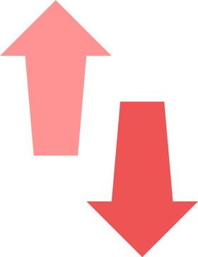 箭头向后向前上升下降
