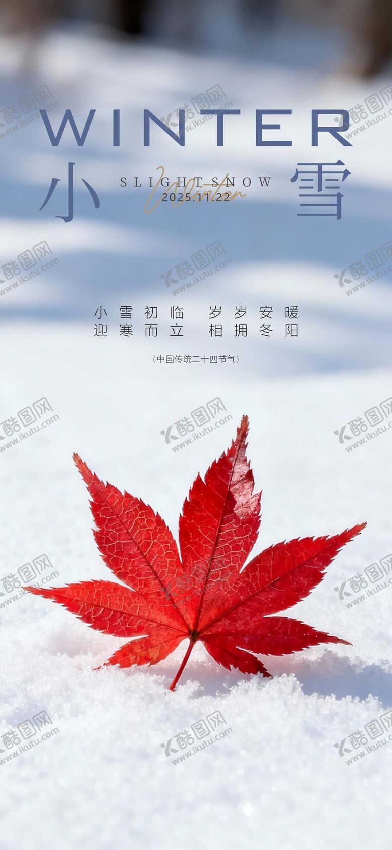 编号：27524511131021099081【酷图网】源文件下载-小雪海报